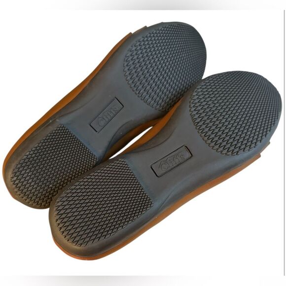 Cliffs by White Mountain Women's Clara Ballet Flats. Cognac Brown Size 8 Wide - Picture 7 of 8